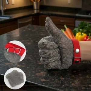 INOX قفاز فولاذي المقاوم للصدأ